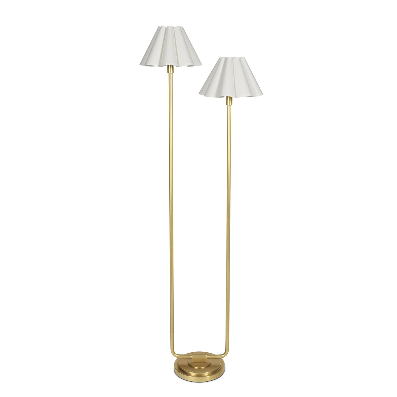 Scalloped floor lamp cheap